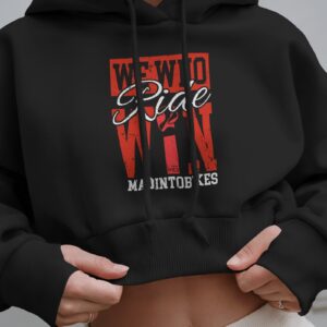 'We who ride' Women's Cropped Hoodie
